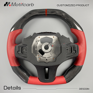 Volante Deportivo Personalizado de Fibra de Carbono Estilo Rojo para BMW G20 G21 G22 G30 G31 X3 X4 X5 G01 G02 G05 G80 G29 M2 M3 M4 2017-2026 - Product Image 5
