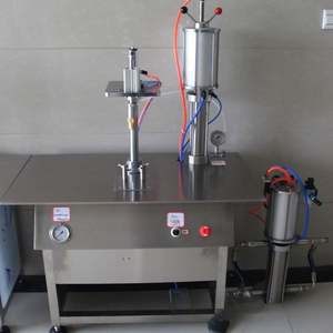 Máquina Semiautomática de Sellado y Llenado de Aerosoles con CO2 de Acero Inoxidable para Llenar Latas de Aerosol - Product Image 5