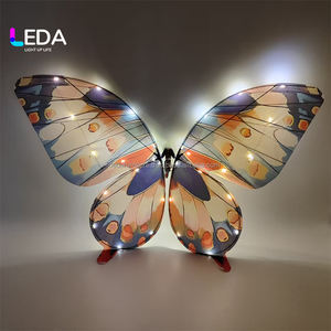 LEDA Romántico y Colorido Moderno Insecto Dinámico Simulado Mariposa Transmisora de Radio Decoración de Mariposas - Product Image 1