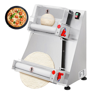 16-Inch Automatic Electric Pizza Dough Press & Roller Making Machine Commercial Bakery <b>Equipment</b> for Use - Product Image 4