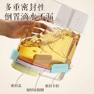 Rice Storage <b>Container</b> Rectangle White Airtight Seal Lid With Measurement For Rice <b>Flour</b> Grains - Product Image 2