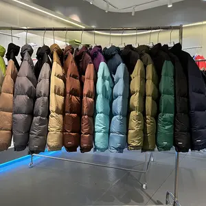 Giacca invernale all'ingrosso giacca da uomo design personalizzata piumino a vento piumino d'oca