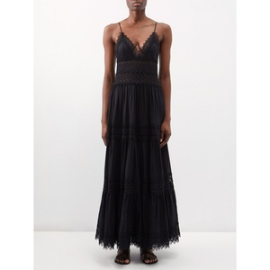 Robe sans manches en dentelle sexy de style européen pour femmes, nouvelle collection, vente en gros de haute qualité - Product Image 1
