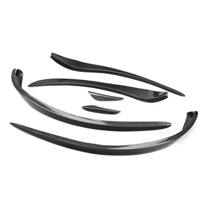 6/pz in fibra di carbonio <span class=keywords><strong>paraurti</strong></span> canard splitter per <span class=keywords><strong>Mercedes</strong></span> <span class=keywords><strong>classe</strong></span> <span class=keywords><strong>A</strong></span> A45 Pre-LCI 2014-2015 W176 <span class=keywords><strong>paraurti</strong></span> anteriore laterale W176 canard splitter - Product Image 2