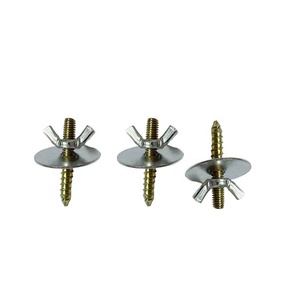 Percha para pájaros de acero inoxidable con tornillo autorroscante para madera, tuerca, soporte para juguetes, rascador de garras y varilla de afilar. - Product Image 6