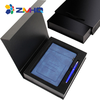 Carnet A5 promotionnel de luxe d'entreprise avec stylo bloc-notes de travail de bureau d'affaires journal intime fournitures scolaires coffret cadeau ensemble de journaux