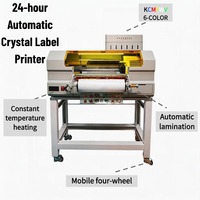 Imprimante UV DTF A3 30cm 60cm pour films imperméables, imprimante numérique à jet d'encre UV à plat pour films A/B, impression directe sur film en rouleau 3D TPU