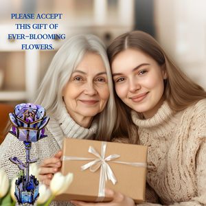 Puzzle 3D en bois Fleurs d'amour rose pour adultes, kit de bricolage pour femmes, mamans et grand-mères pour la Fête des Mères et la Saint-Valentin - Product Image 4