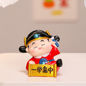Little Scholar Ornament Resin <b>Desk</b> Decoration Student Gift For Success 2025 Style - Product Image 3