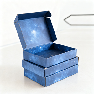 Juego de perfumes cosméticos de marca ambiental, cajas corrugadas personalizadas con revestimiento UV de impresión de cuatro colores para enviar por correo - Product Image 2