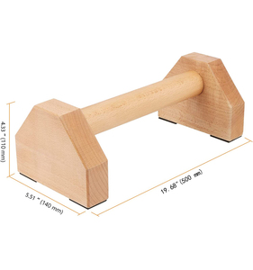 Gimnasio en casa Entrenamiento Calistenia Equipo Duradero Madera Push-Up Soporte (Push <span class=keywords><strong>Bar</strong></span>) - Product Image 3