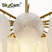 Lustre SkyCam de style moderne E27 E26, lampe de décoration, éclairage de plafond intérieur