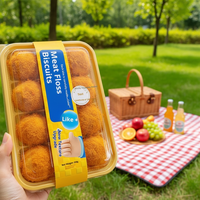 Boîte d'emballage jetable pour pâtisserie, dessert, confiserie, boîte d'emballage pour la cuisson, boîte en plastique à huit compartiments pour gâteau au jaune d'œuf