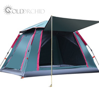 Tentes de camping imperméables pour 3-4 personnes en solde