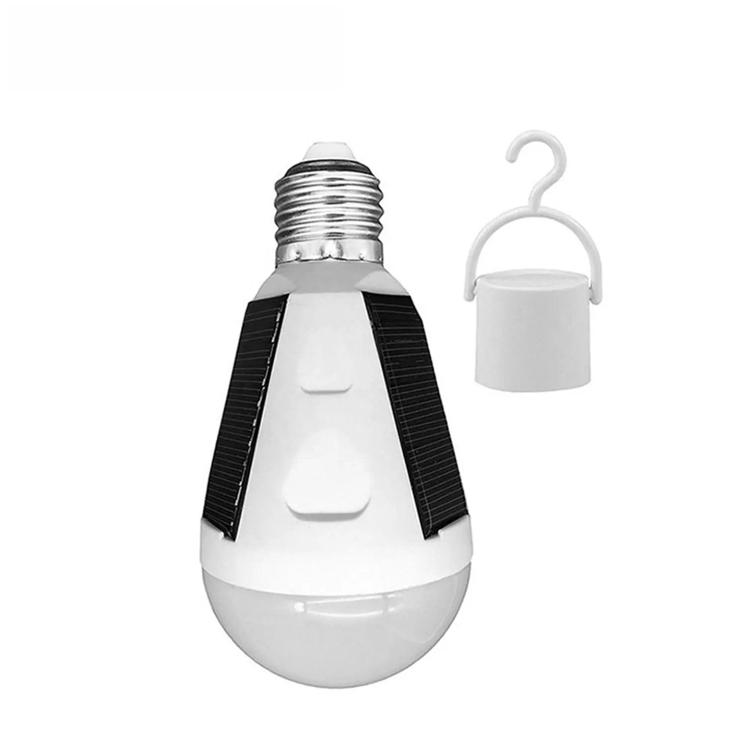 Lampadine solari Super luminose da esterno a LED di emergenza 7W 12W E27/B22 IP65 portatili impermeabili a luce solare lampadina a led