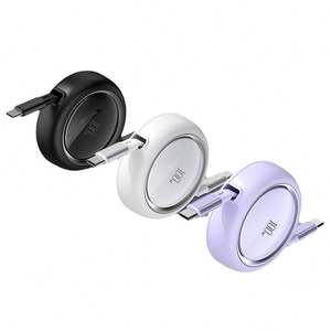 Câble de données USB rétractable 100w 27w Type C <span class=keywords><strong>Chargeur</strong></span> de câble rétractable rapide pour téléphone 15 PD Charging - Product Image 1