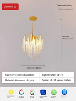 Lustre en cristal doré de luxe pour villa, banquet de mariage, hauteur réglable, luminaire suspendu LED pour salon, hôtel, chambre à coucher