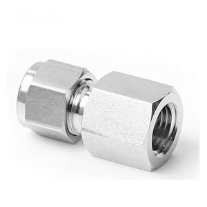 Thép không gỉ đo Adapter nữ straights Twin feerules phù hợp với nữ ISO/<span class=keywords><strong>BSP</strong></span> song song chủ đề cho RG Gauge - Product Image 5