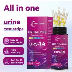 Bandelettes de test de diagnostic pour analyse d'urine, bandelettes de test d'infection <span class=keywords><strong>urinaire</strong></span>, 14 pièces, bandelettes de test d'urine URS-14 certifiées CE - Product Image 1