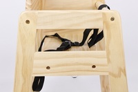 Chaises hautes pour bébé en bois aux normes américaines Chaises pour bébé de restaurant, meubles d'hôtel et de salle à manger