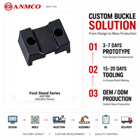 Base de Plástico PVC de 13 mm, Modelo AM7980, con Soporte Protector para Muebles, Accesorios y Ensamblajes, Suministro OEM Personalizado