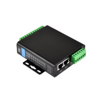 Servidor de Puertos Serie Ethernet RJ45 de Ocho Vías AIsmartlink Waveshare RS485, Gateway Modbus, Transmisión Bidireccional Transparente