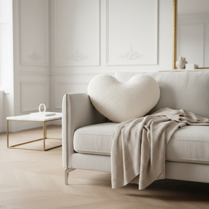 Nouveau design 2026 : <span class=keywords><strong>Coussin</strong></span> matelassé <span class=keywords><strong>en</strong></span> <span class=keywords><strong>forme</strong></span> <span class=keywords><strong>de</strong></span> cœur, couleur blanche, <span class=keywords><strong>en</strong></span> polyester/coton, garnissage 100 % fibres <span class=keywords><strong>de</strong></span> polyester - Product Image 4