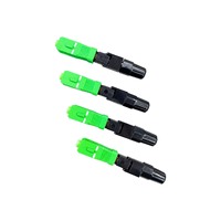 Konektor Cepat FTTH SC APC Pra-Poles untuk Perakitan Lapangan, Konektor Serat Optik Cepat untuk Kabel Drop