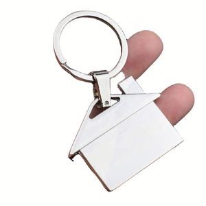 Porte-clés personnalisé en métal en forme de maison avec logo, pour agents immobiliers et banquiers hypothécaires - Product Image 3