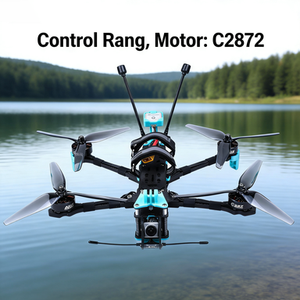 Drone de course FPV pliable 7 pouces longue portée, kit de production cinématographique, hélice en fibre de carbone max 7 pouces, moteur C287, UAV léger - Product Image 3