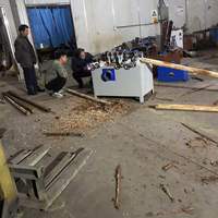 Dégauchisseuse à diamètre variable pour la transformation des bois durs mixtes, destinée aux manches de houes et de pelles, machine de traitement du bois