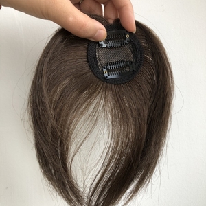 Emeda #4 colore naturale iniezione capelli Topper piccole dimensioni <span class=keywords><strong>5.5</strong></span>*6.5 cm Base di seta - Product Image 6