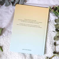 Journaux de gratitude quotidiens LABON à couverture rigide, design dégradé apaisant, pour la pleine conscience et la positivité, écologiques