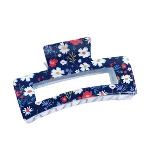 批发时尚简约花爪夹，多功能印花鲨鱼爪发饰 - Product Image 5