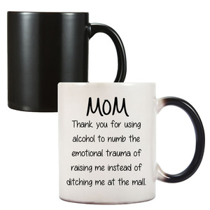 Taza de leche de cerámica, vaso mágico personalizado, taza de café con cambio de Color, regalo promocional - Product Image 2