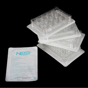 แผ่นเพาะเลี้ยงเซลล์ NEST แบบ 6/12/24/48/96 หลุม แบบก้นแบน V และ U บรรจุแยกชิ้นสำหรับใช้ในห้องปฏิบัติการ - Product Image 1