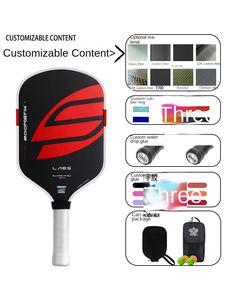 מחבט פיקלבול T700 סיבי פחמן תרמופורמי מקצועי לתחרויות, עובי 16 מ\\\"מ, משקל 225-235 גרם - Product Image 4