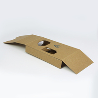 Boîte d'emballage en papier kraft couleur imprimée écologique la plus vendue FSC avec fenêtre d'affichage