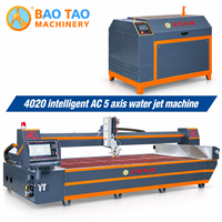 Machine de découpe à jet d'eau haute précision 5 axes BT-4020, 21 ans d'expérience en usine, pour dalles de carrelage céramique de haute qualité