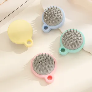 New Style Shampoo Brush Hair Bath Massage Brush Clean Healthy Scalp Soft Rubber Soft Tooth Shampoo Comb Tools