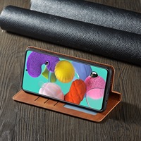 Coque Portefeuille Forwenw pour Samsung S25 FE S24 S23 S22 S21 S20 PLUS Ultra S10 S9 S8 S7 EDGE, Étui Arrière en TPU et Cuir PU avec Rabat