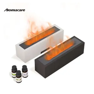 Aromacare Room Decoration Aromatherapy Essential Oil Flame Humidifier Diffuser Heat Fire Humidifier