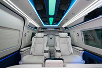 Van asiento de coche de lujo eléctrico modificado hiace bus Van Limousine coche interior Vip autobús asientos para la venta para Hiace