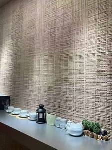 Paneles de Pared con Textura de Madera Tejida, Revestimiento Interior Flexible, Tablero Grande para Decoración de Salas de Té y Restaurantes, Fondo Flexible de Piedra - Product Image 5