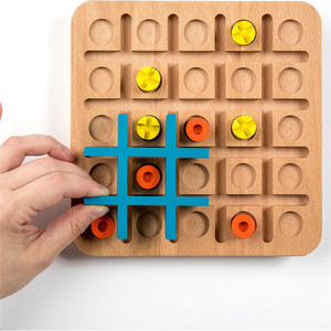 Wooden Chessboard Toy Square Shape Educational <b>Board</b> Game For Family <b>Interaction</b> Children Age 7 14 Years - Product Image 4