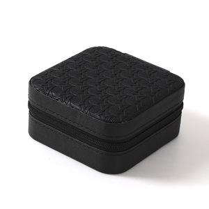 Boîtes en gros d'organisateur de bijoux en cuir d'unité centrale pour l'emballage au détail de bijoux - Product Image 4