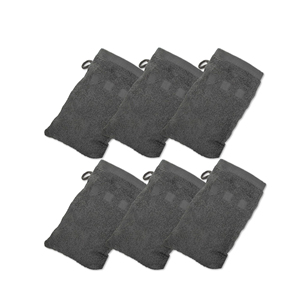 Gants de bain exfoliants en coton 100% tissé, style européen personnalisé, écologiques, avec boucle - Product Image 1