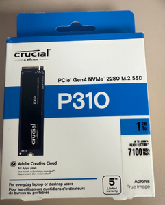 สำหรับ Cru-cial P310 1TB M.2 2280 NV-Me PCIe 4.0 SSD สำหรับเดสก์ท็อป/แล็ปท็อป ไดรฟ์โซลิดสเตทภายใน - Product Image 3