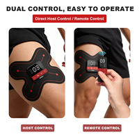 Masajeador Corporal TENS EMS Personalizado con Calefacción, 8 Modos y 20 Niveles, Batería de Iones de Litio, Seguro y Cómodo para Aliviar el Dolor Muscular