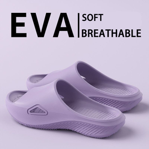 Pantuflas de Verano de Color Sólido para Hombre y Mujer, Estilo Deportivo para Exteriores, Transpirables, Ligeras, Acolchadas, para Interiores y Hogar - Product Image 4